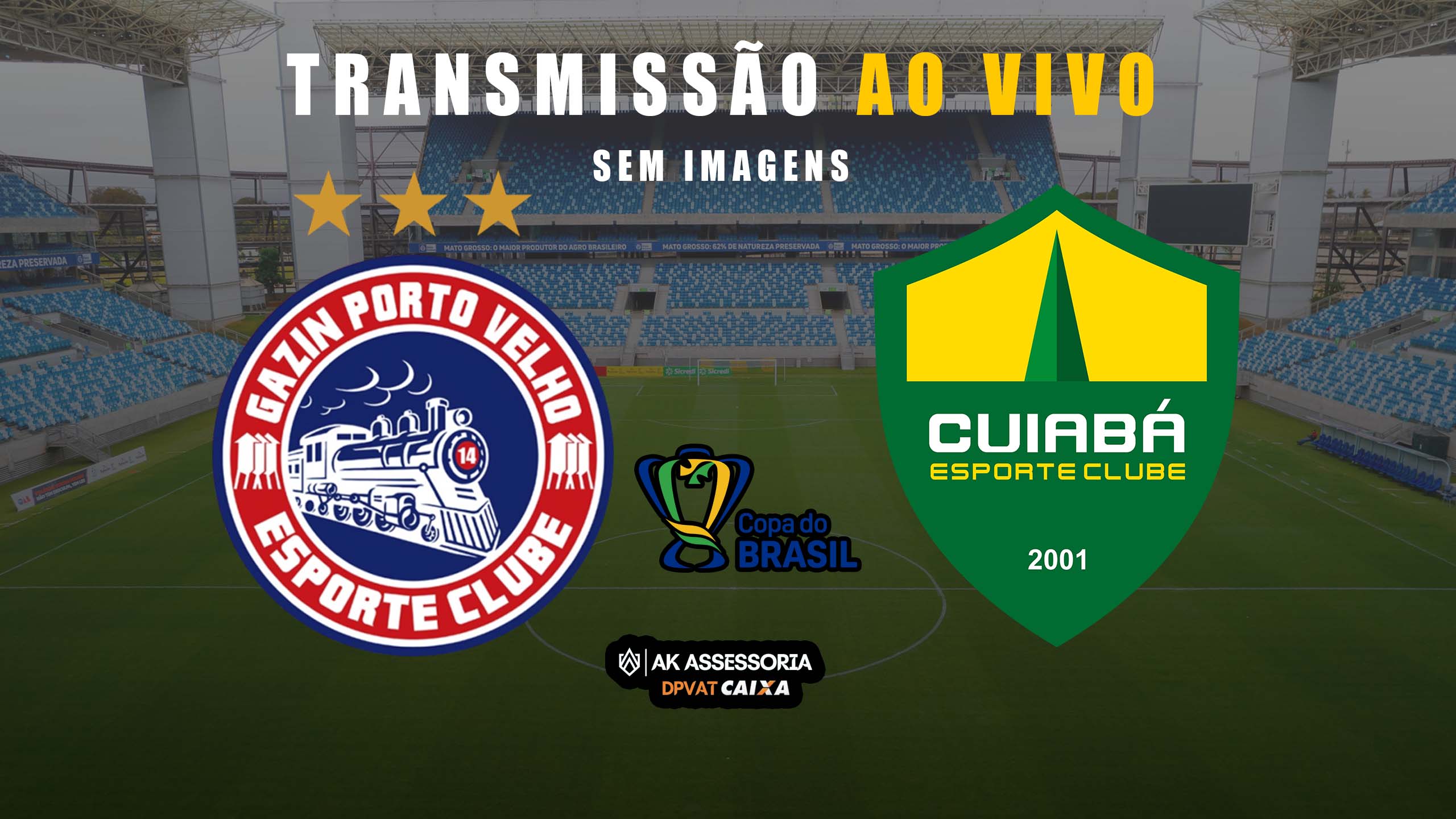 PORTO VELHO x CUIABÁ - AO VIVO - Primeira fase da Copa do Brasil 1 PORTO VELHO x CUIABÁ – AO VIVO – Primeira fase da Copa do Brasil - Canal Na Coruja