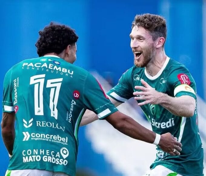 Raul Prata marca e Luverdense marca vence Goiânia fora de casa - Canal Na Coruja