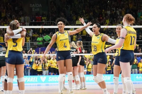 Brasil vira sobre a Alemanha em jogo dramático e segue invicto na Liga das Nações de Vôlei