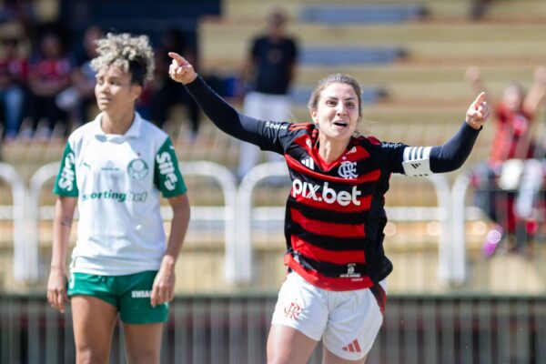 Rubro-Negro abriu vantagem sobre o Palmeiras