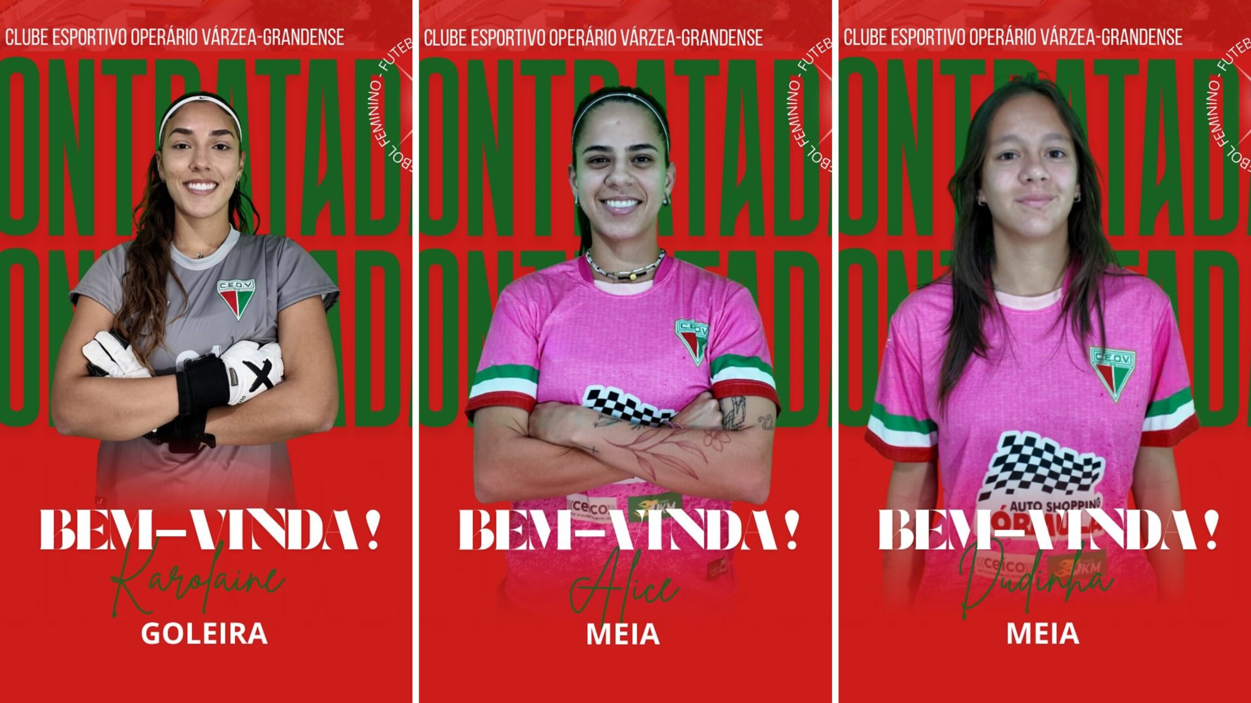 Operário anuncia pacotão de reforços para o Mato-grossense feminino; confira os nomes - Canal Na Coruja