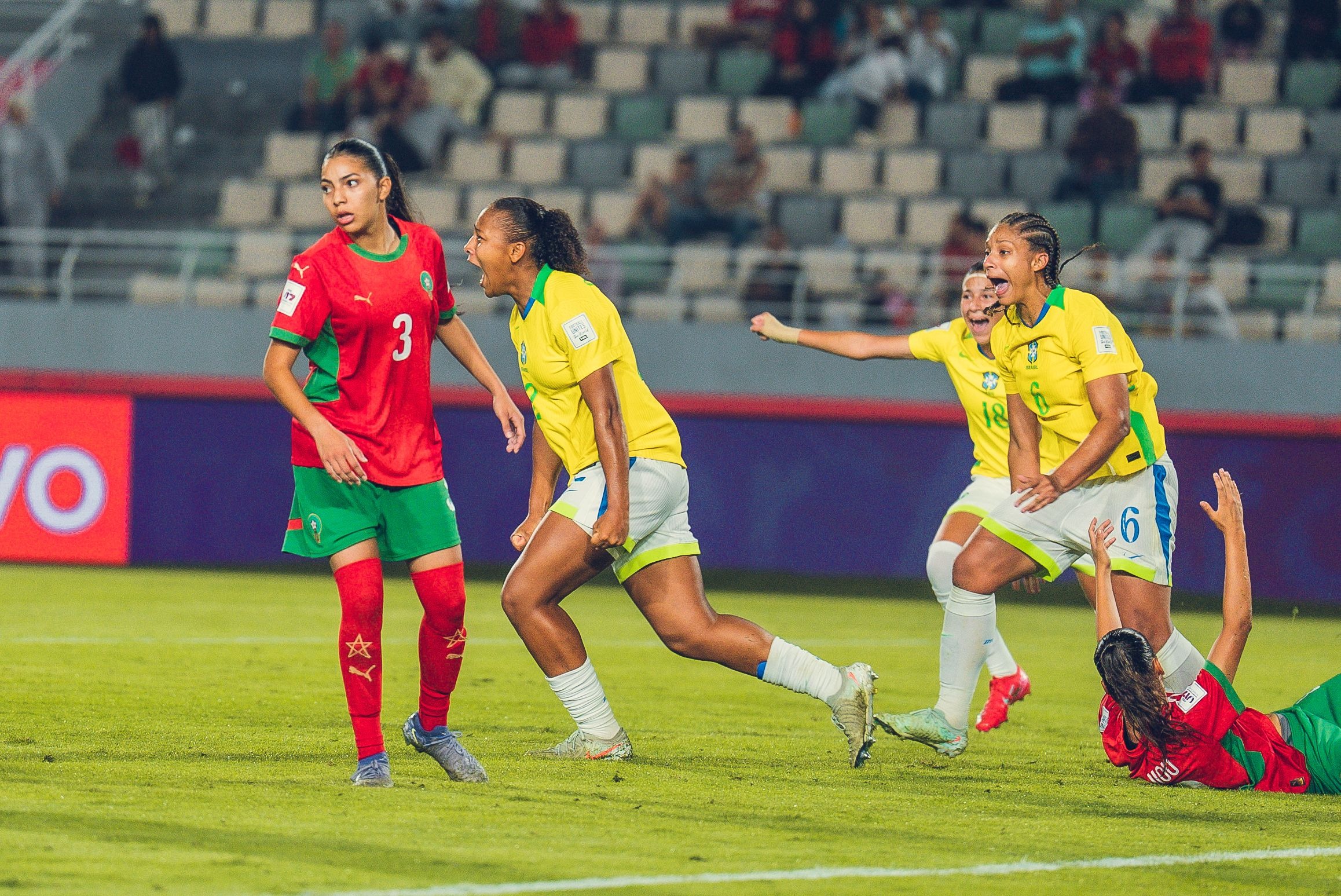 Brasil vence Marrocos na estreia da Copa do Mundo Feminina Sub-17 - Canal Na Coruja