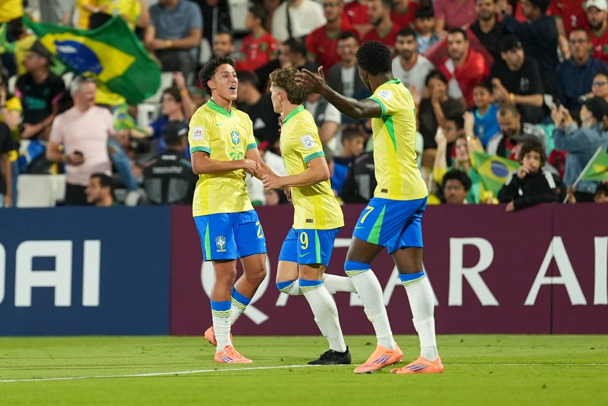 De novo com emoção: Brasil vence Marrocos e está na semifinal do Mundial Sub-17 - Canal Na Coruja