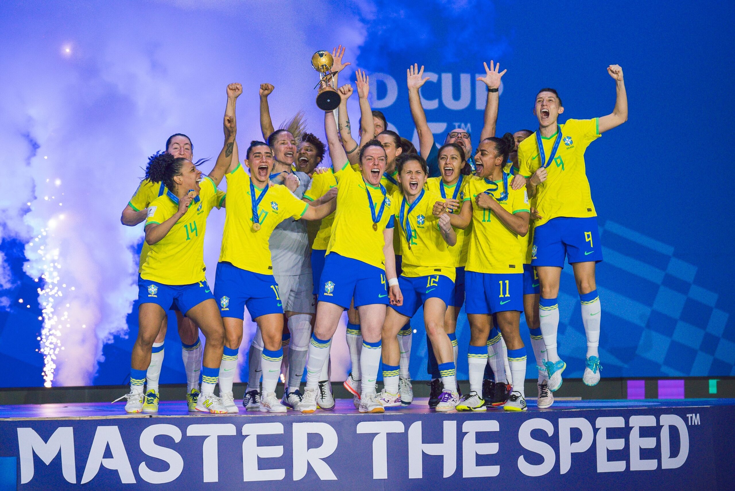 Brasil vence Portugal e conquista a 1ª Copa do Mundo Feminina de Futsal - Canal Na Coruja