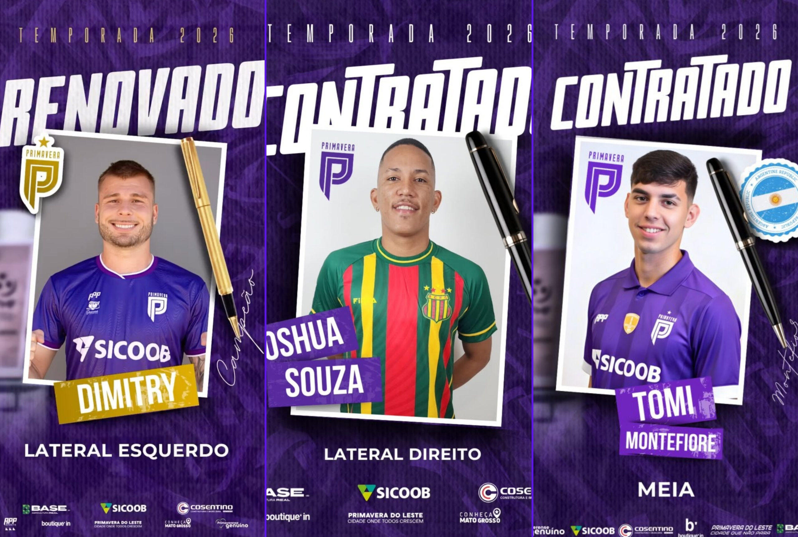 Primavera anuncia onze novos reforços para a temporada 2026; com retorno de um campeão - Canal Na Coruja