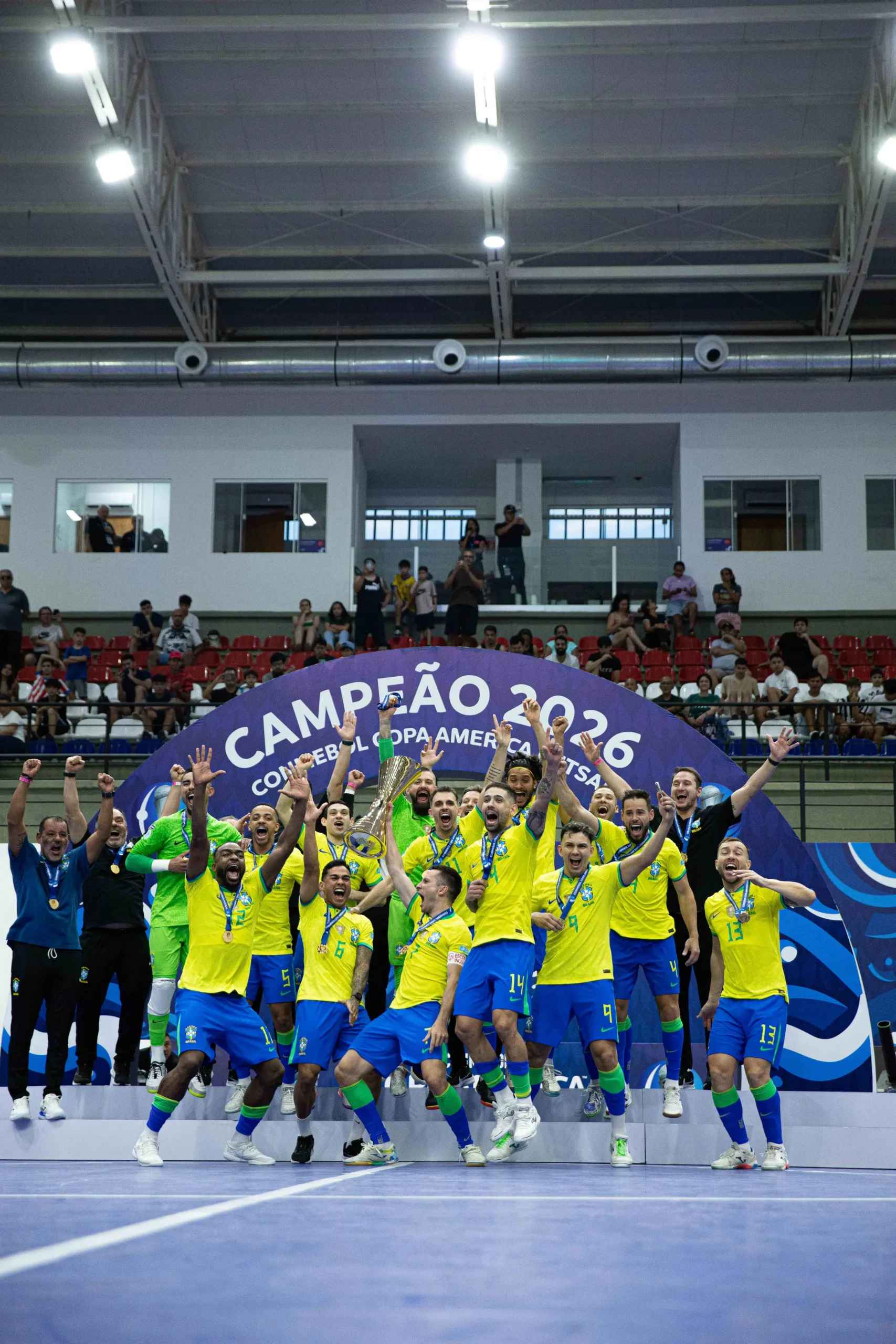 Brasil bate Argentina por 2 a 1 e conquista Copa América de Futsal pela 12ª vez - Canal Na Coruja