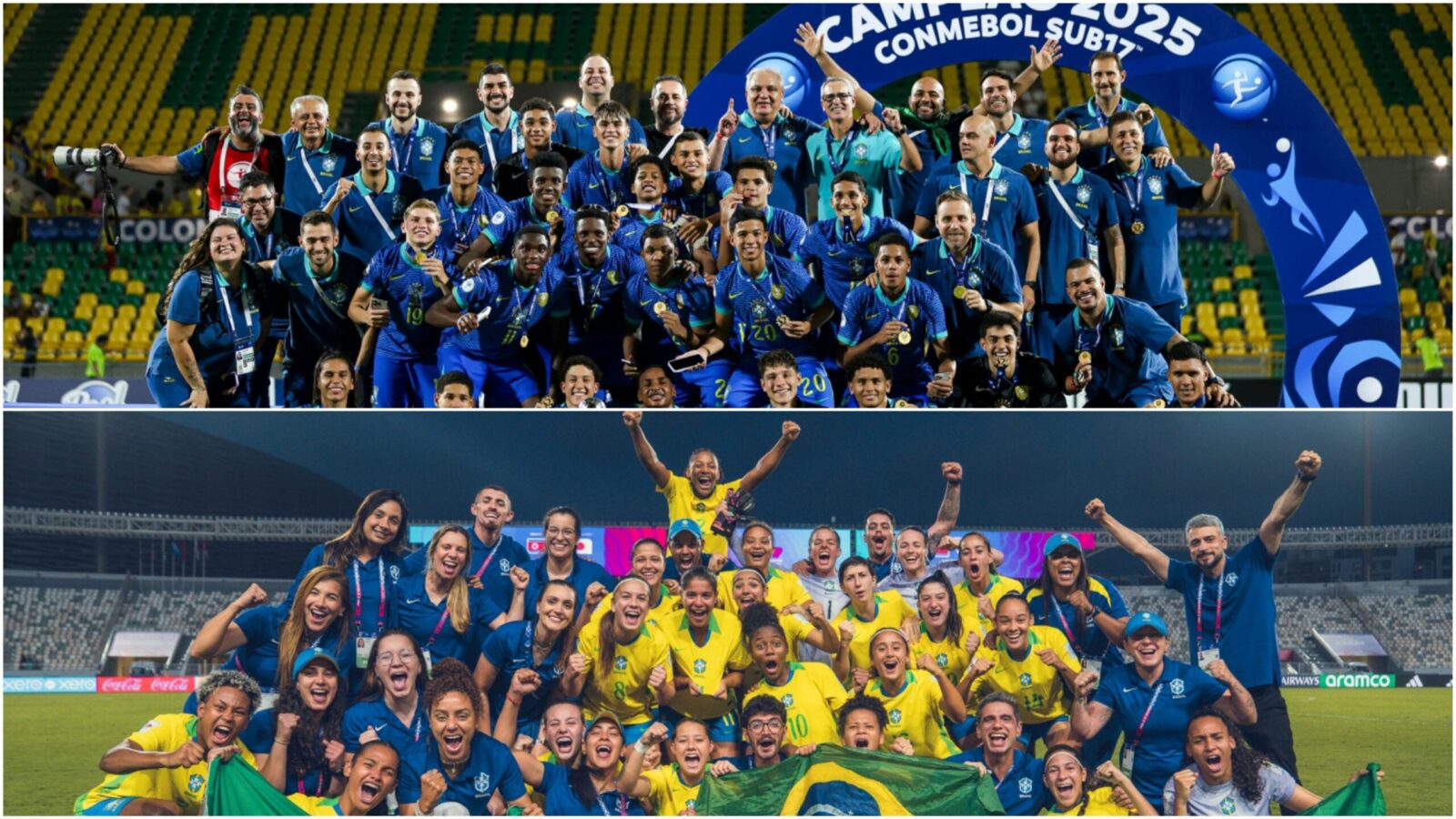 Brasil conhece adversários nos Sul-Americanos Sub-17 masculino e feminino