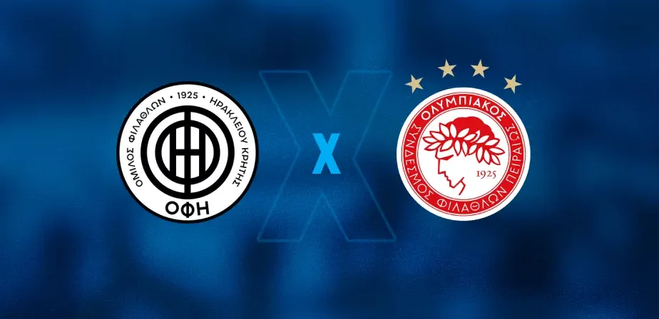 OFI Creta x Olympiacos: onde assistir ao vivo, horário e escalações pelo Campeonato Grego