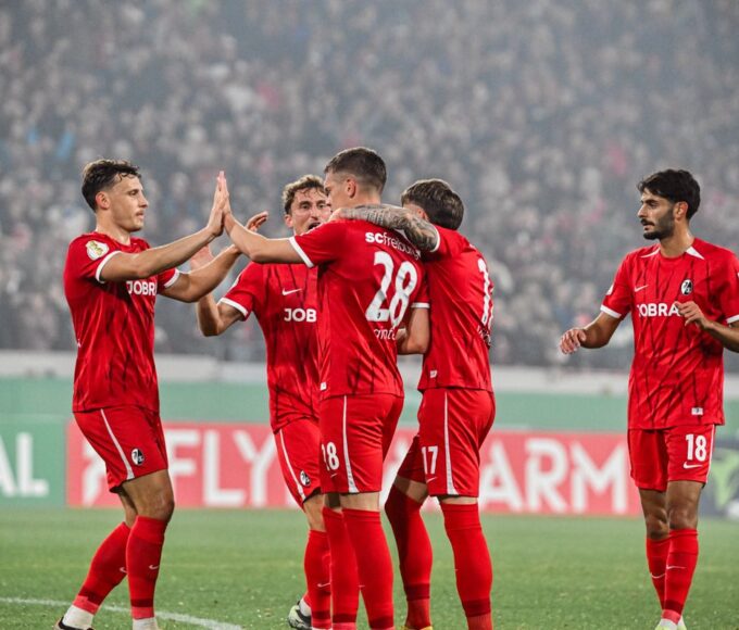 Jogadores do SC Freiburg