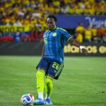 Andrez gomes, em campo pela seleção da Colombia