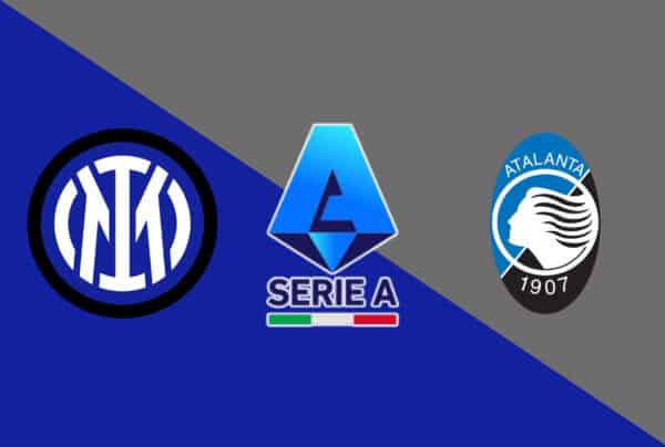 Imagem de logos do Inter de Milão, Atalanta e Série A do Campeonato Italiano.