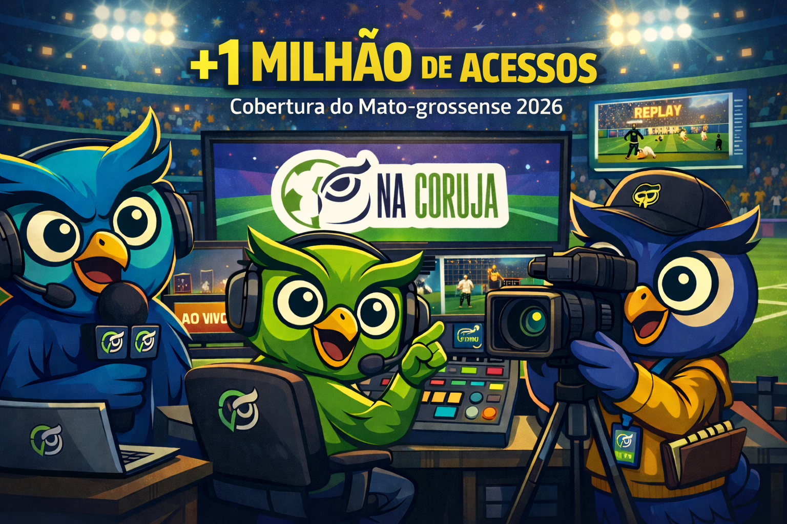 Na Coruja encerra cobertura do Estadual com recorde de acessos