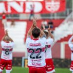 Jogadores do CRB agradecendo os Torcedores pelo Apoio