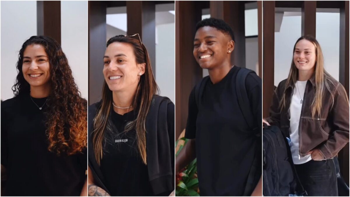 Seleção feminina começa a chegar em Cuiabá para o FIFA Series 1 Seleção feminina começa a chegar em Cuiabá para o FIFA Series - Canal Na Coruja