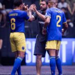 Jogadores do Dendele com Luqueta "Presidente do Time"