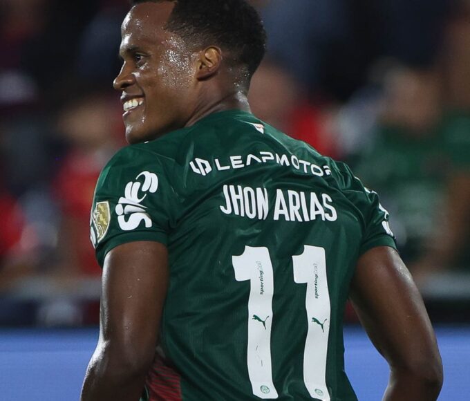 Jhon Arias. Jogador do SE Palmeiras