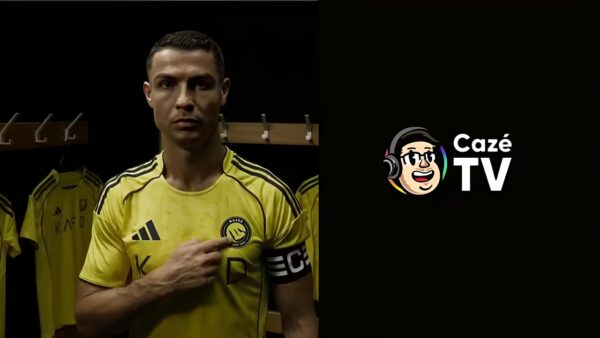 Cristiano Ronaldo vira acionista da livemode, dona da CazéTV - Canal Na Coruja