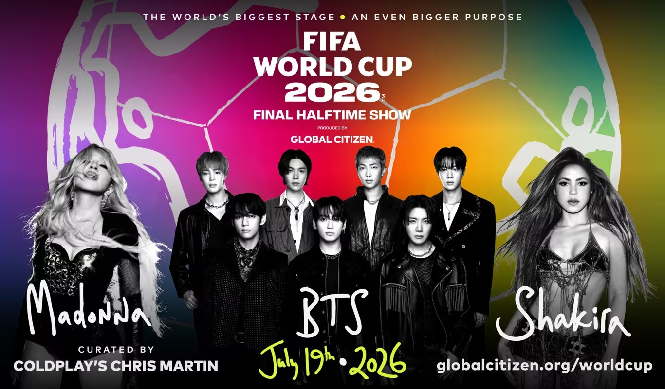 FIFA anuncia show histórico no intervalo da final da Copa do Mundo de 2026 com Shakira, Madonna e BTS - Canal Na Coruja
