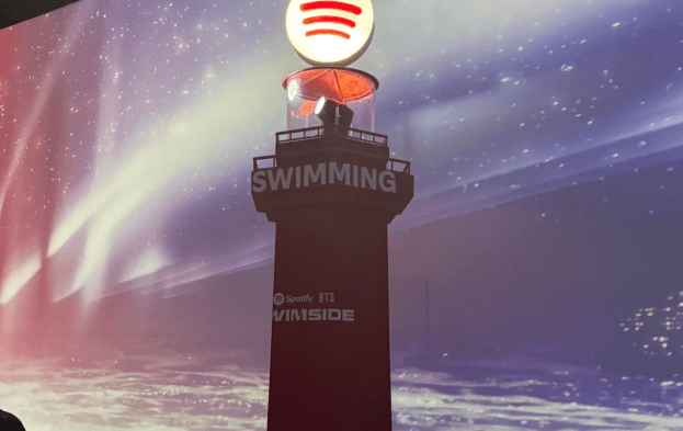 BTS no Brasil com Swimside do Spotify, uma experiência interativa para fãs
