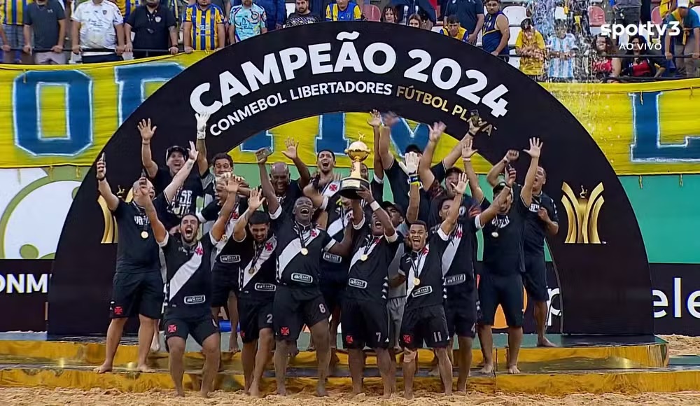 vasco futebol de areia