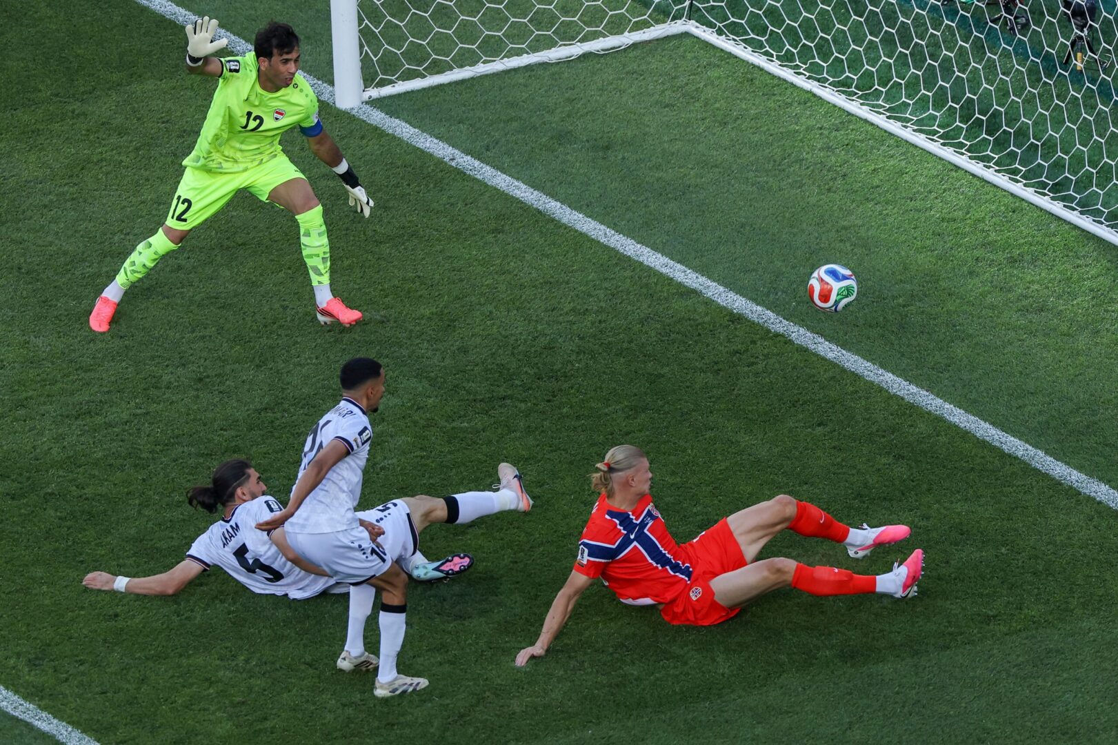 Com dois de Haaland, Noruega goleia o Iraque em retorno à Copas do Mundo após 28 anos 6 Iraq v Norway Group I FIFA World Cup 2026 1