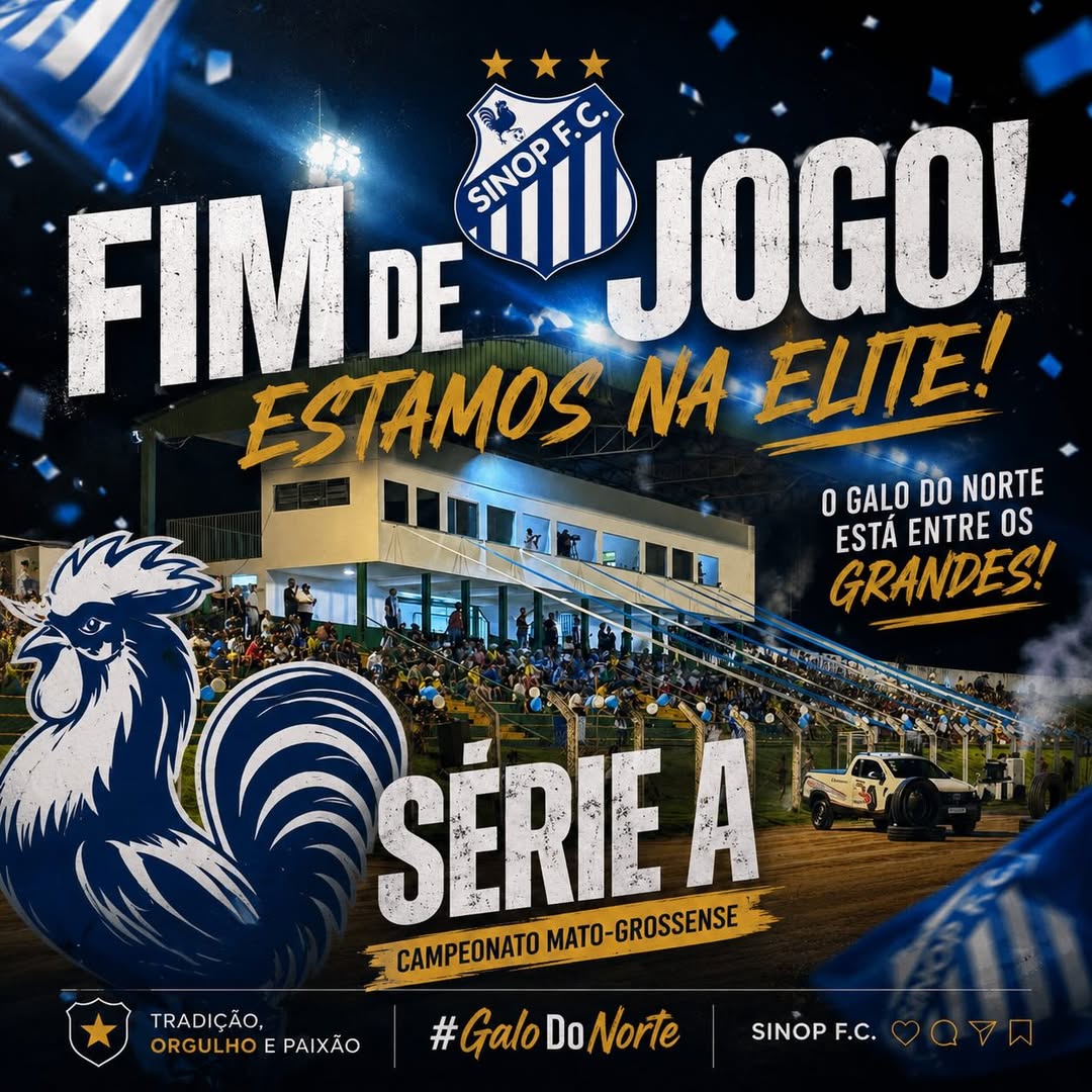 Sinop segura empate com o Santa Cruz, garante acesso e vai decidir o título da Segundona contra o Cacerense 5 Sinop segura empate com o Santa Cruz, garante acesso e vai decidir o título da Segundona contra o Cacerense - Canal Na Coruja