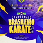 Cuiabá recebe etapa do Campeonato Brasileiro de Karatê com cerca de 600 atletas