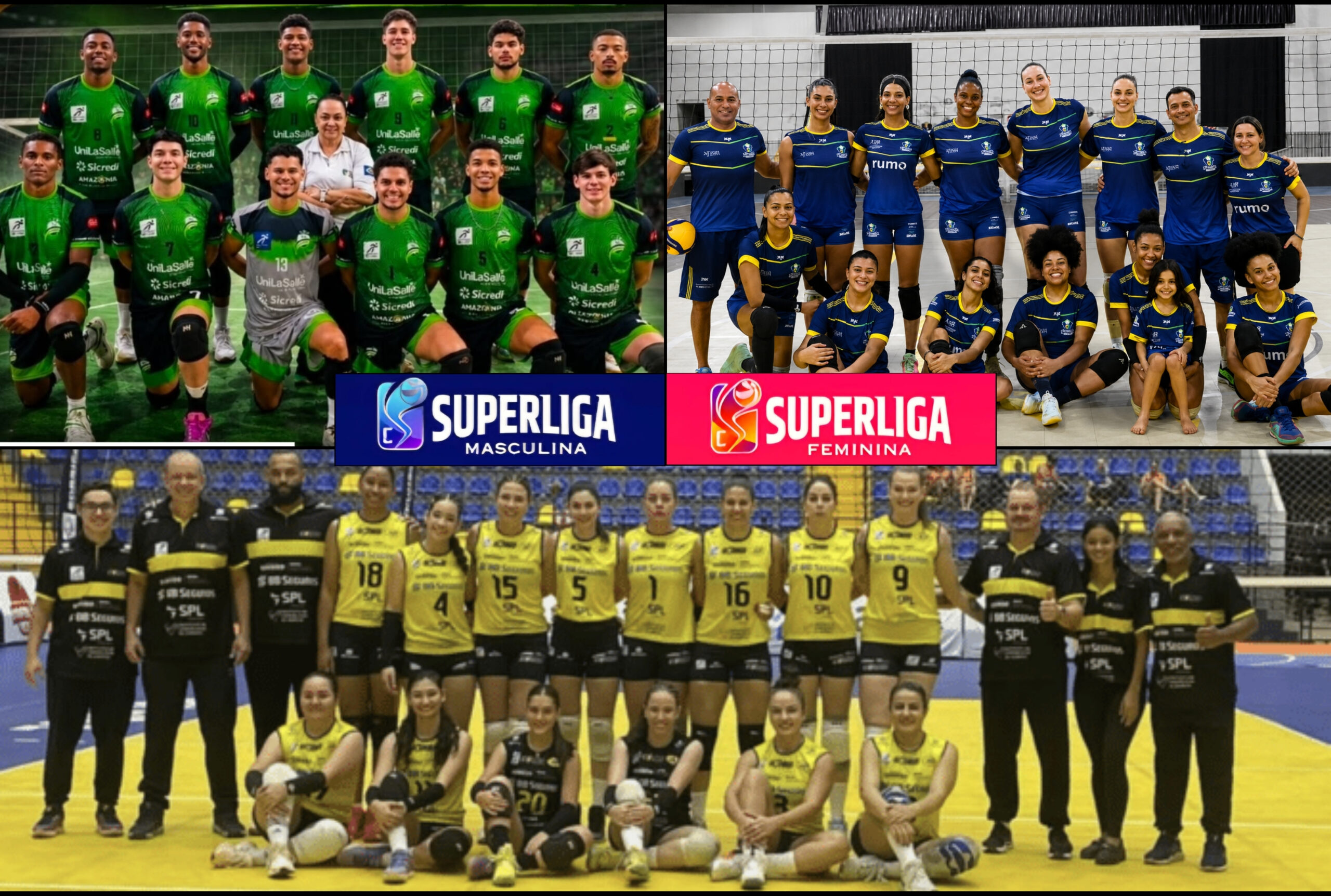agenda completa dos clubes de Mato Grosso na Superliga C