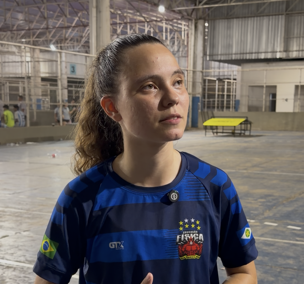 Tormenta conquista título do futsal feminino da Copa Tormenta 1 Naomi capitã do time feminino de futsal da Tormenta.