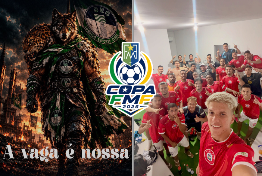 Copa FMF: SEC despacha o Cacerense, Chapada bate o Uirapuru e semifinais estão definidas 1 Reprodução SEC/ Chapada