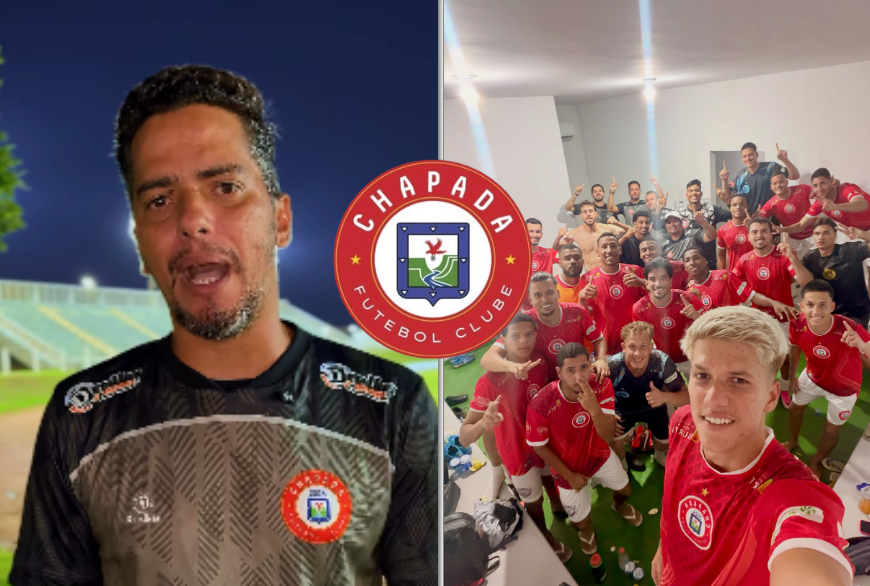 Edilson Júnior quer fazer história e levar o Chapada à final da Copa FMF 1 Reprodução Chapada